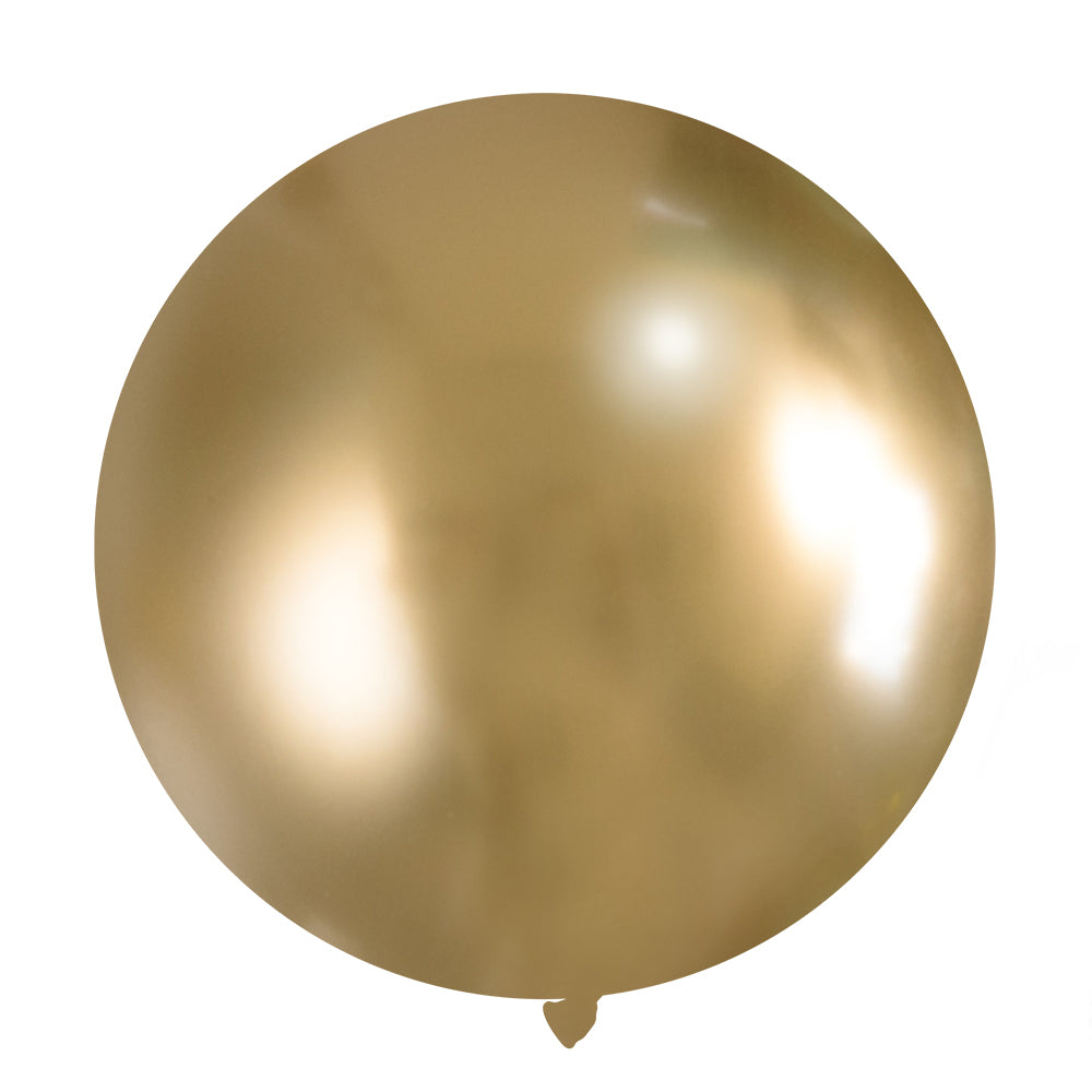 24" Round Mirror Gold Kalisan