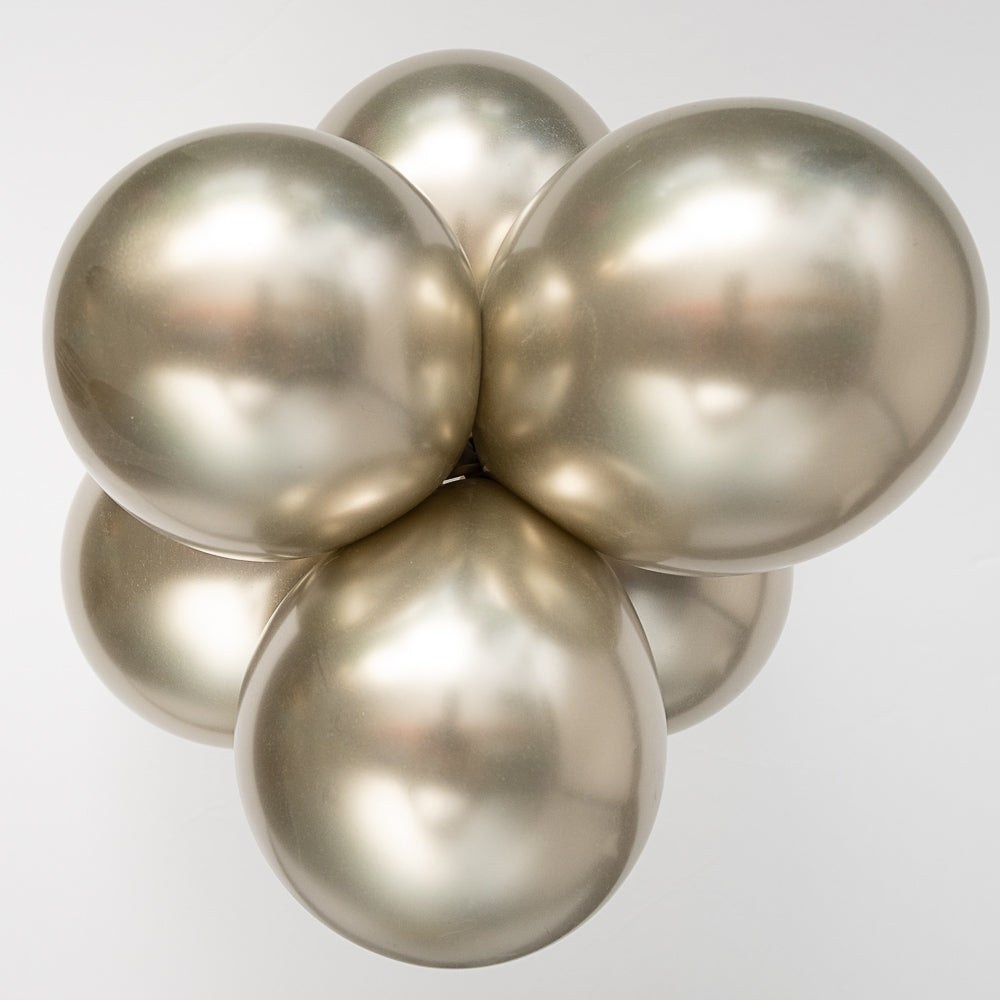 Mirror White Gold Kalisan - Small Cluster