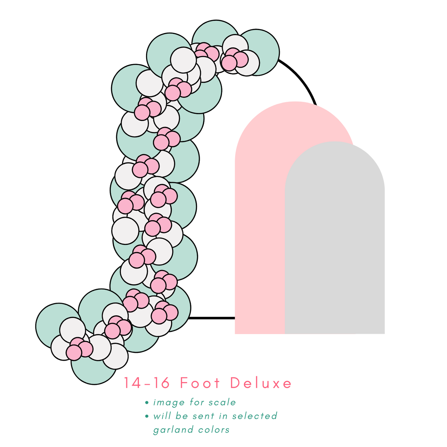 Custom Deluxe Garland • 14-16 Foot • Deluxe Kit