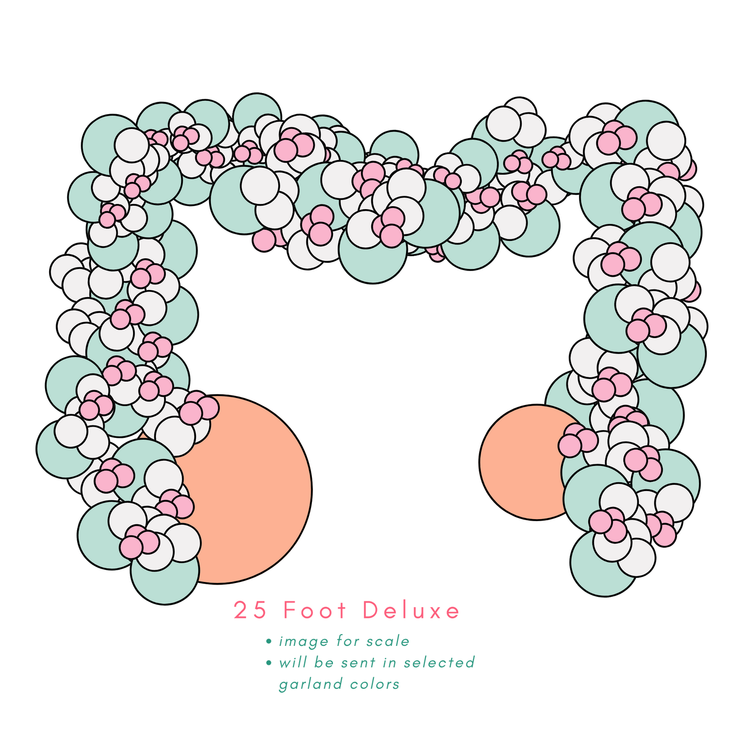 Custom Deluxe Garland • 25 Foot • Deluxe Boujee Box
