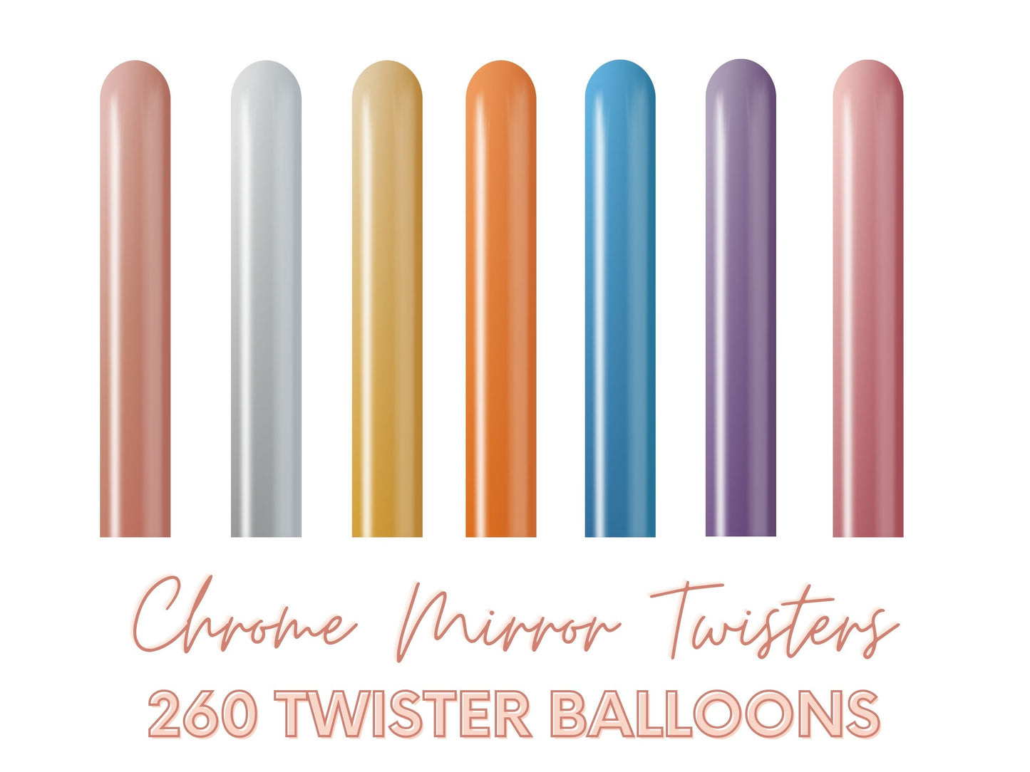 Mirror Gold • 260 Twister Balloon • Kalisan