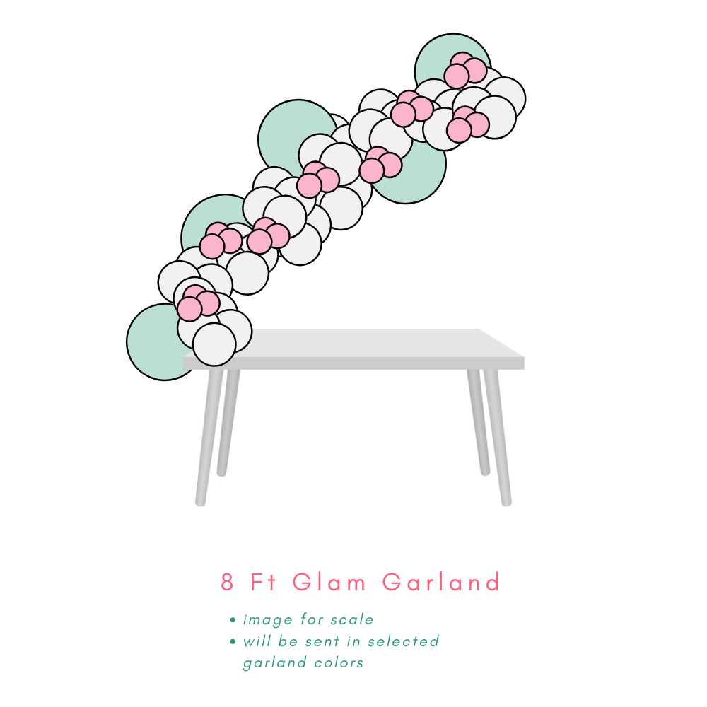Space Garland • 8 Foot • Glam Kit