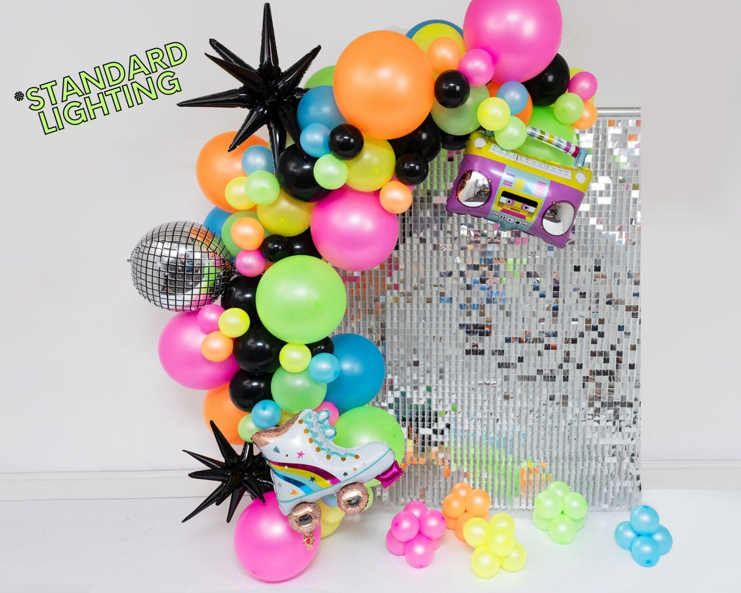 I Love the 80s Garland • 10-12 Foot • Deluxe Kit
