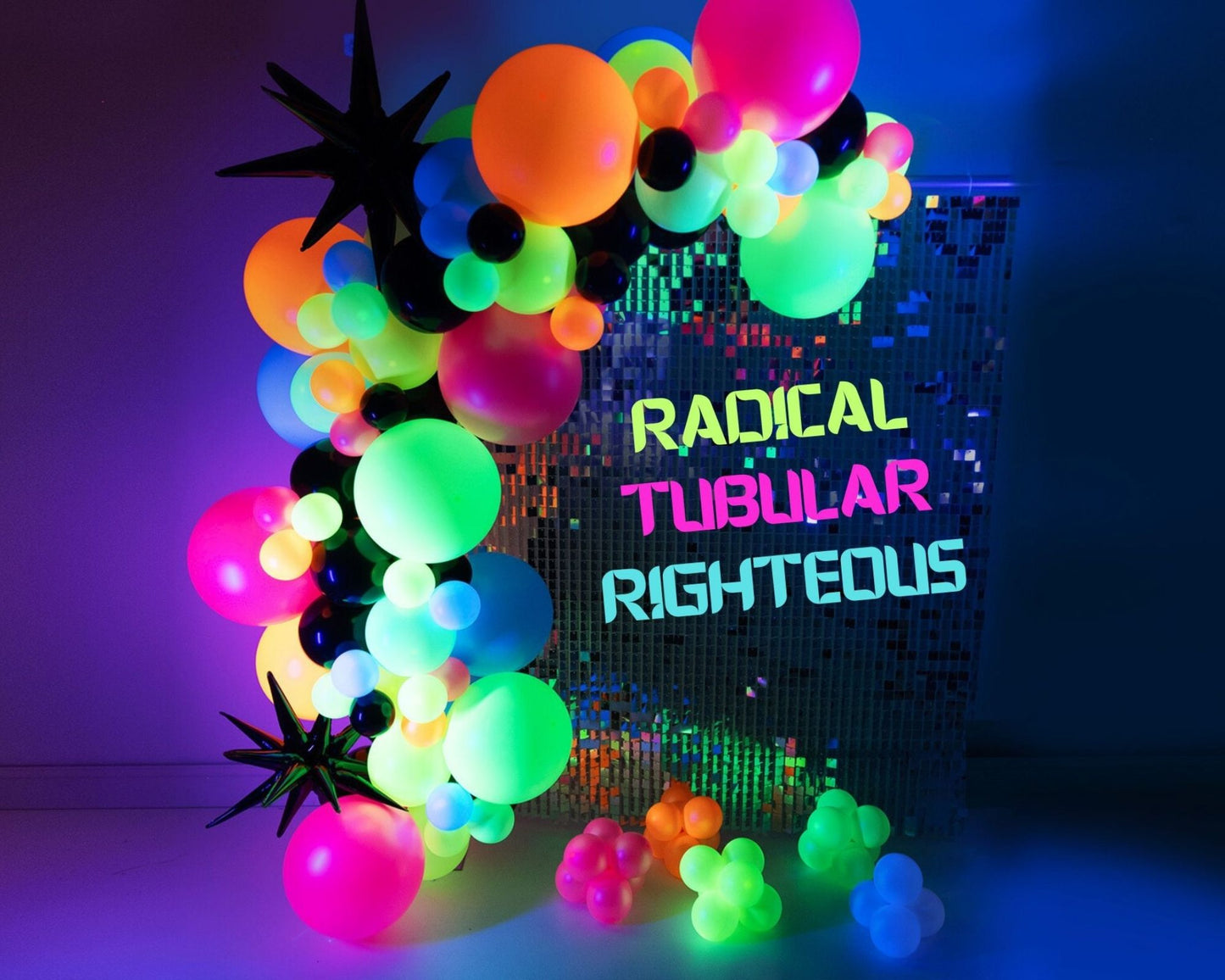 I Love the 80s Garland • 6-8 Foot • Deluxe Kit