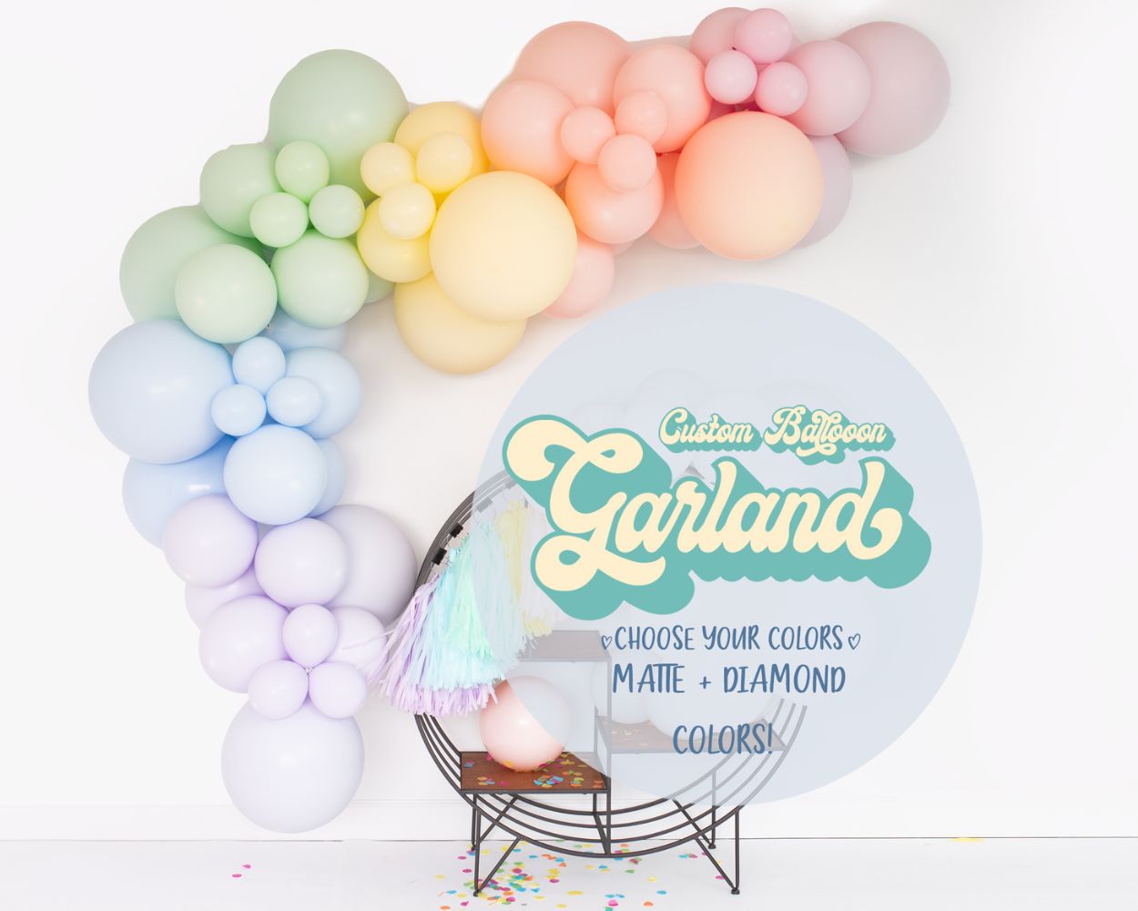 Custom Chalk Garland • 8-10 Foot • Deluxe Kit