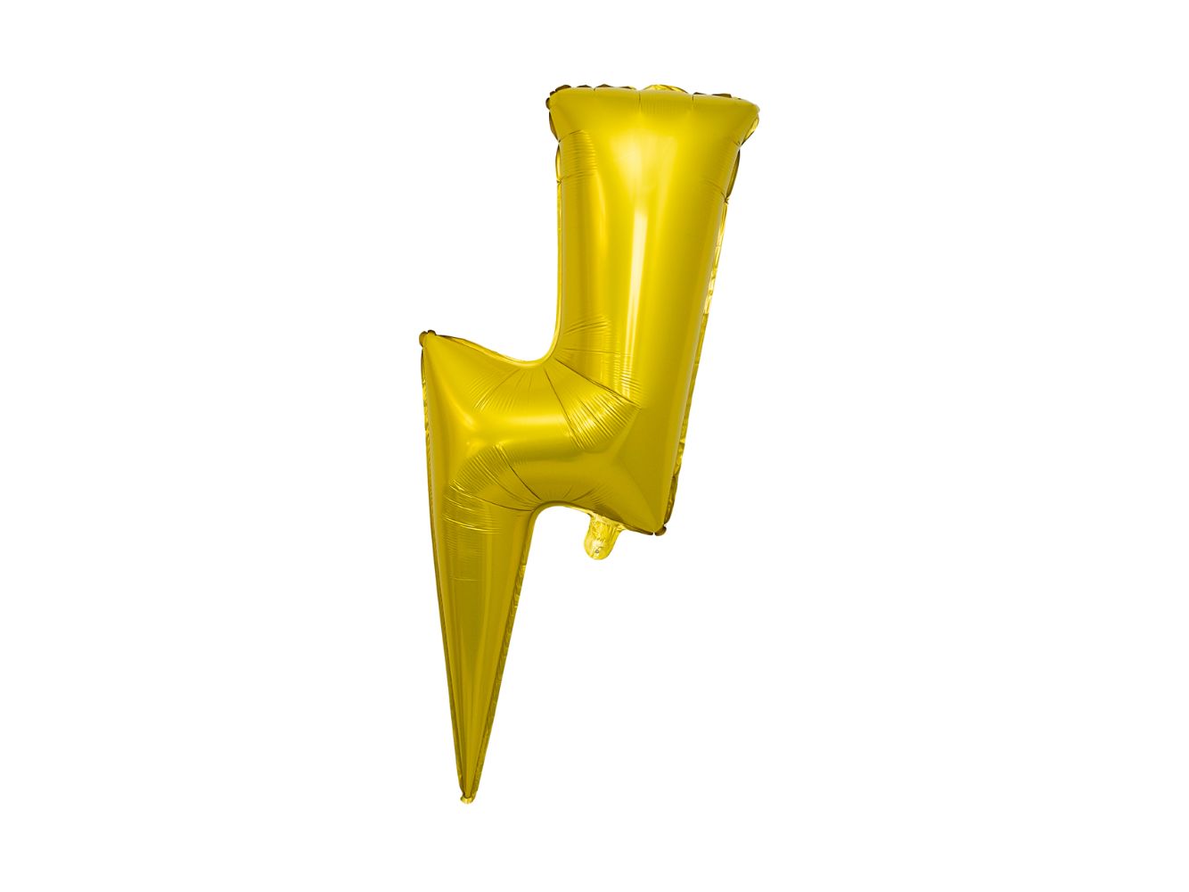 22" Lightning Bolt YELLOW • Mylar Balloon