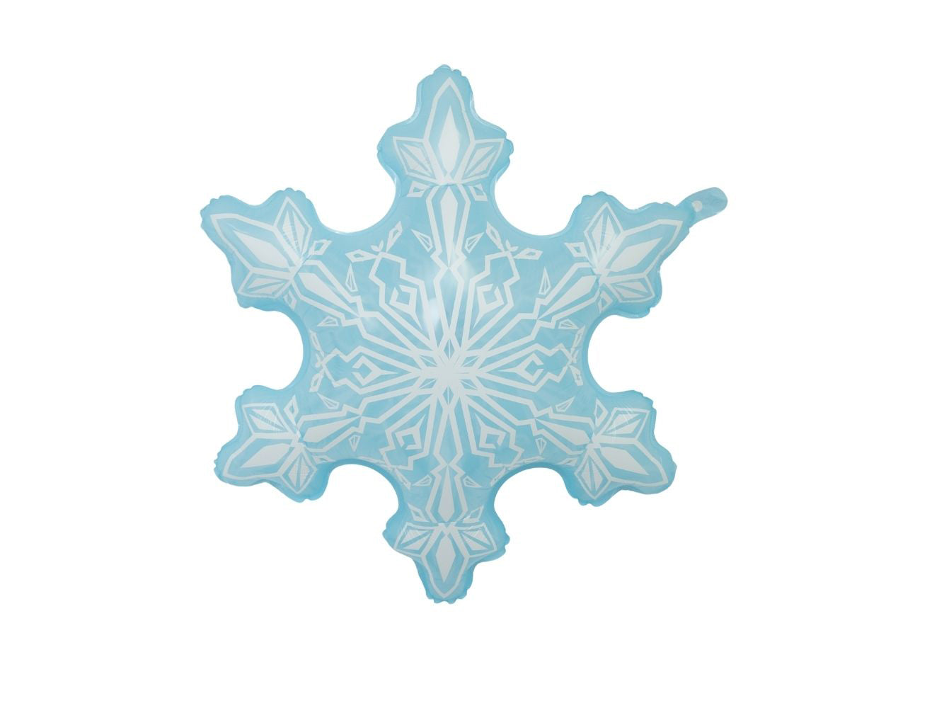 32" Lt Blue Snowflake Shape • Mylar Balloon