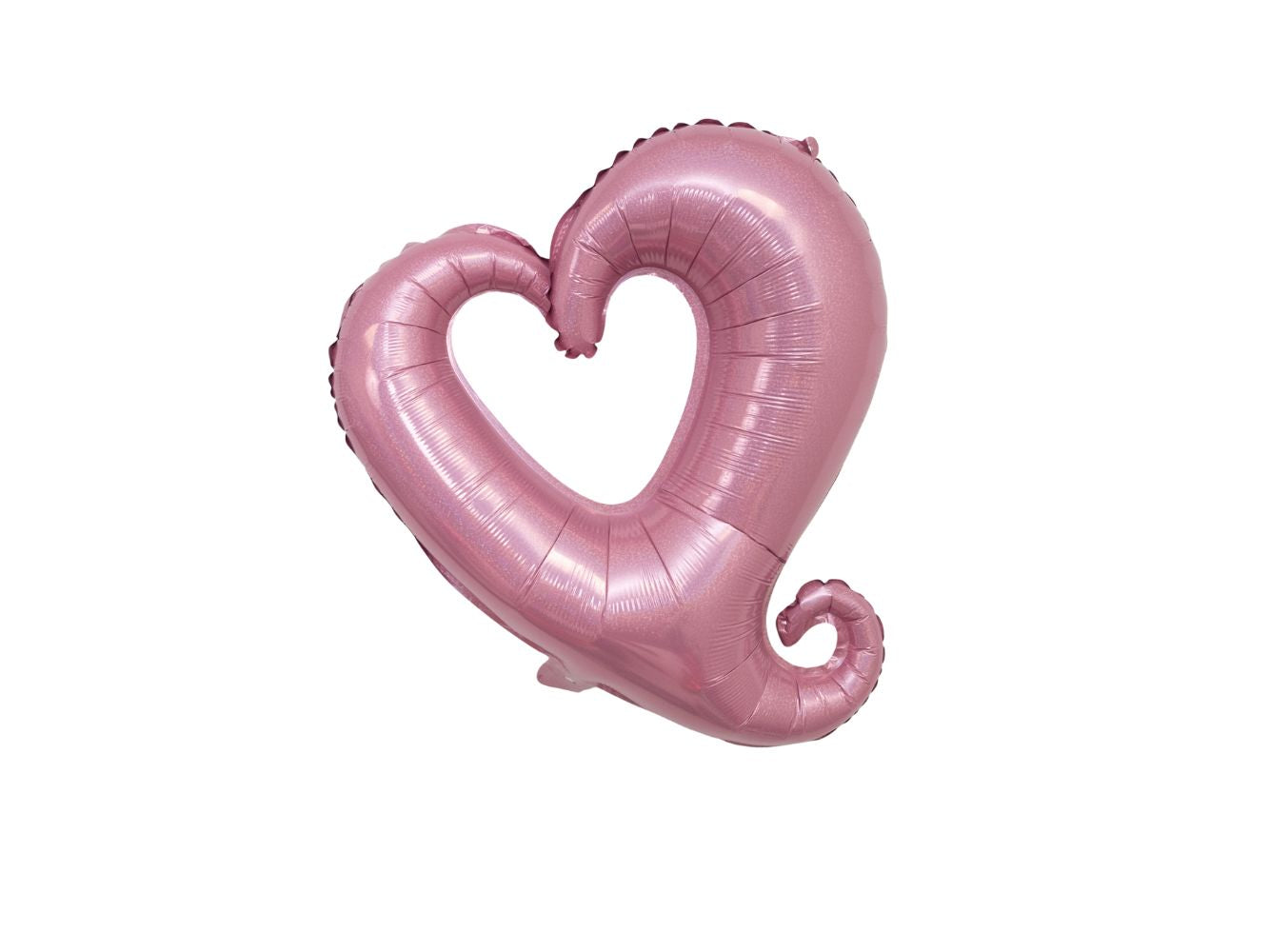 22" Heart Arc - PINK • Mylar Balloon