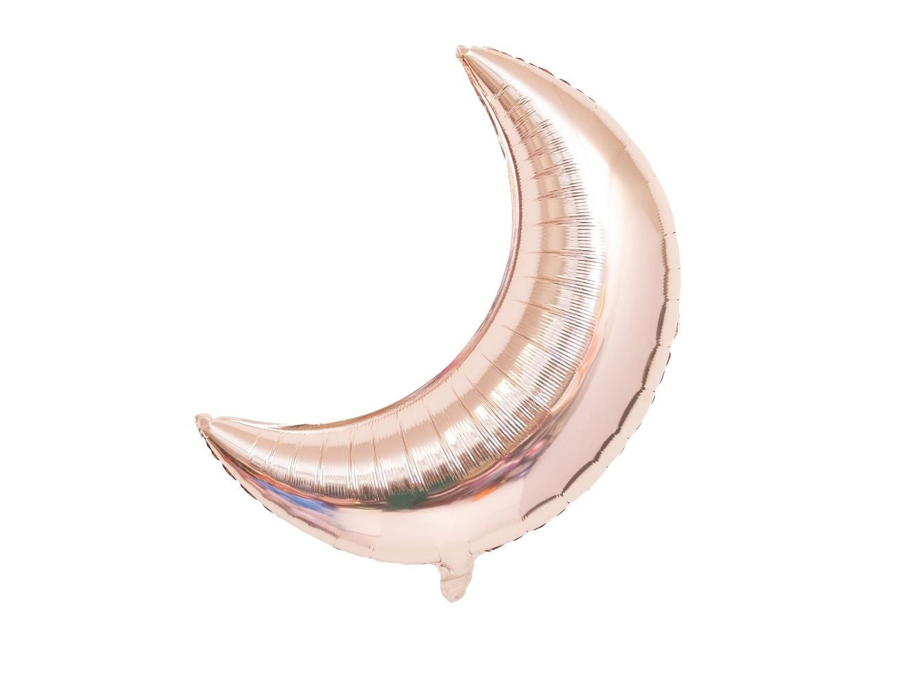 28" Crescent Moon Rose Gold • Mylar Balloon
