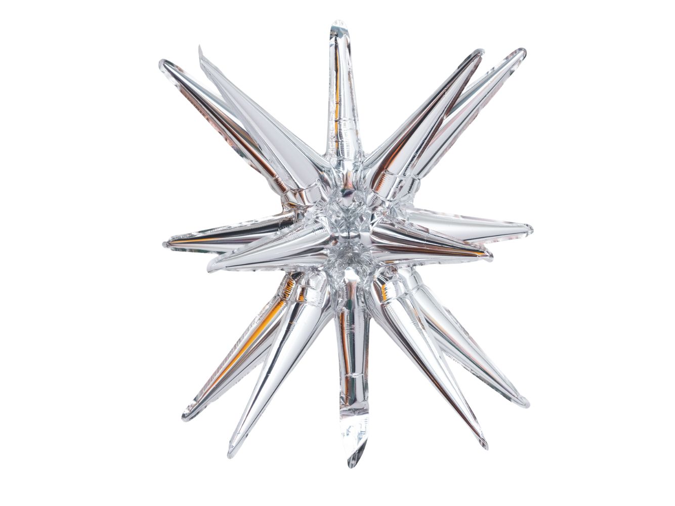 22" Starburst Silver • Mylar Balloons