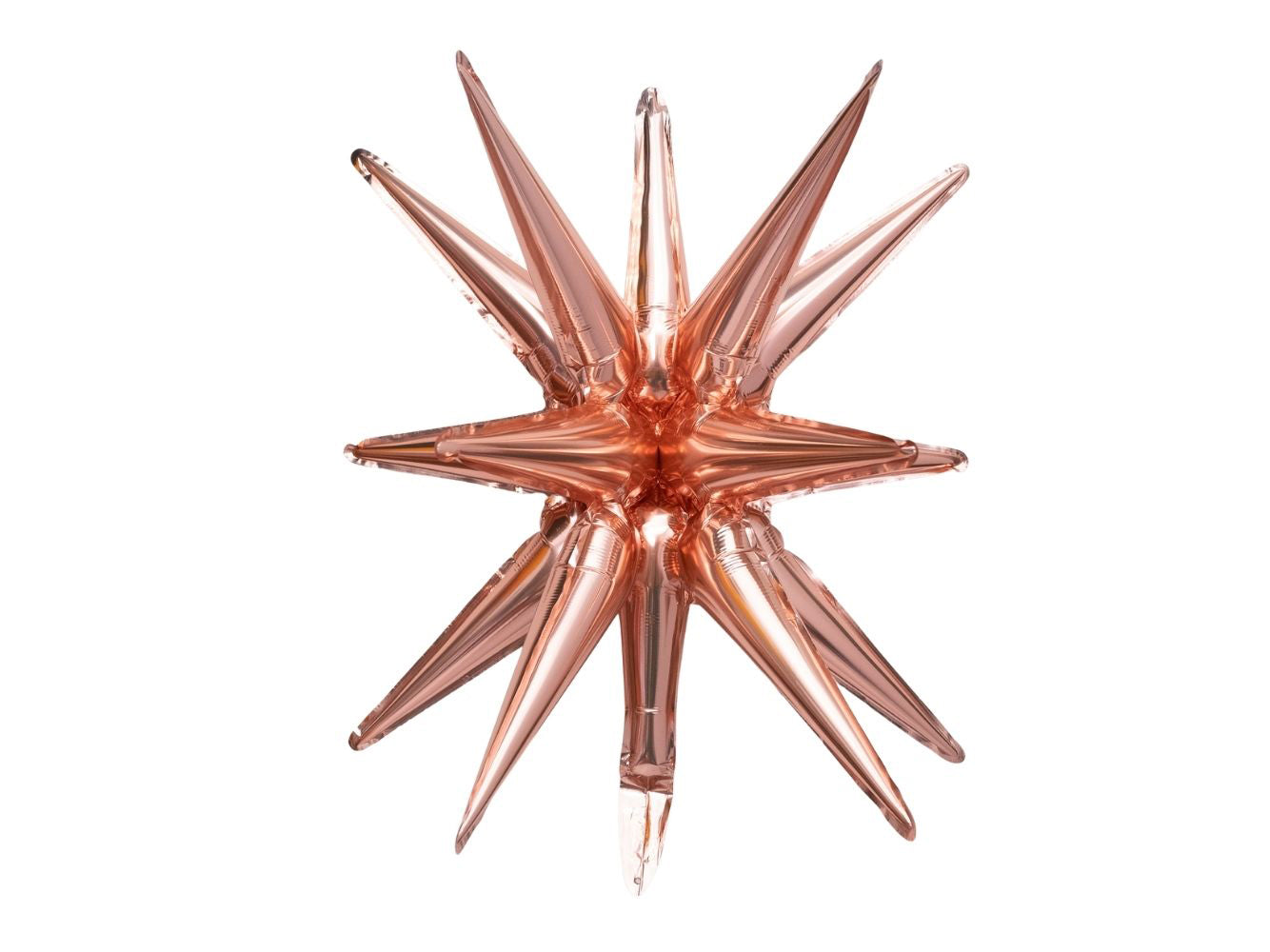 22" Starburst Rose Gold • Mylar Balloons