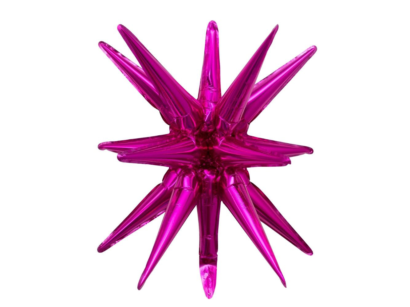22" Starburst Hot Pink • Mylar Balloons
