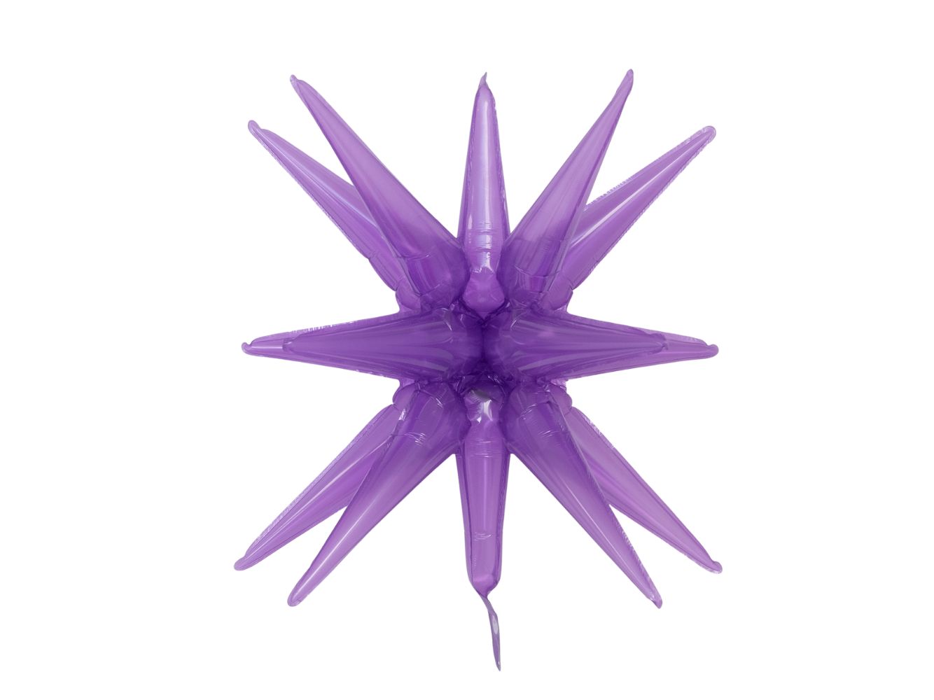 22" Starburst Clear Lavender • Mylar Balloons