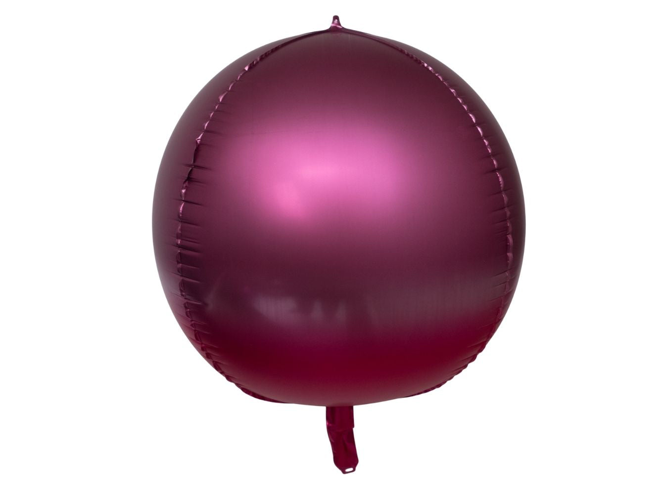 22" Orb - METALLIC WINE • Mylar Balloon