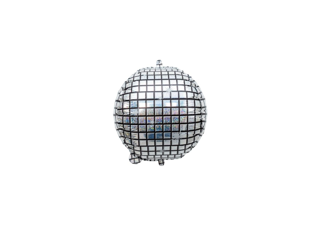 10" Orb - Disco Ball Orb • Mylar Balloon • Set of Five