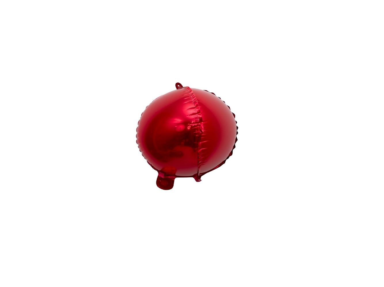 10" Orb - Red • Mylar Balloon • Set of Five
