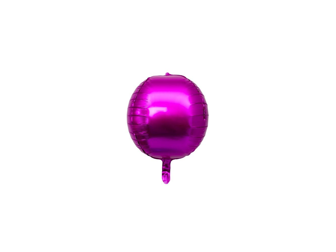 10" Orb - Hot Pink • Mylar Balloon • Set of Five