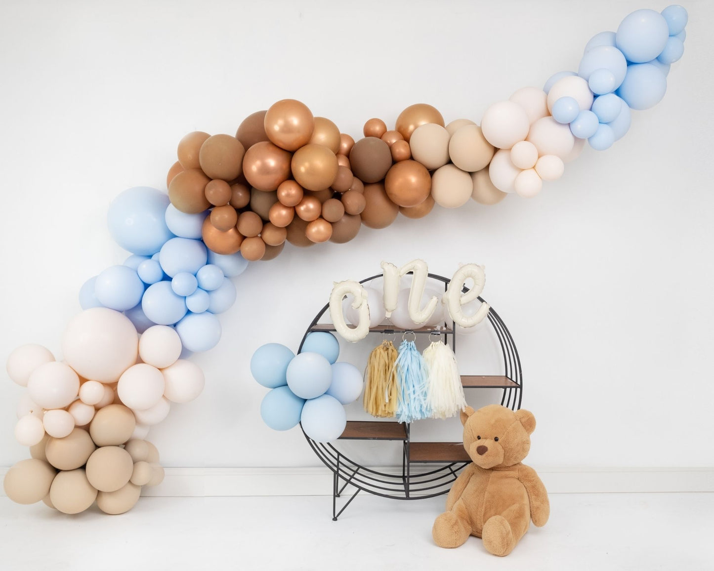 Teddy Bear Garland • 8 Foot • Glam Kit