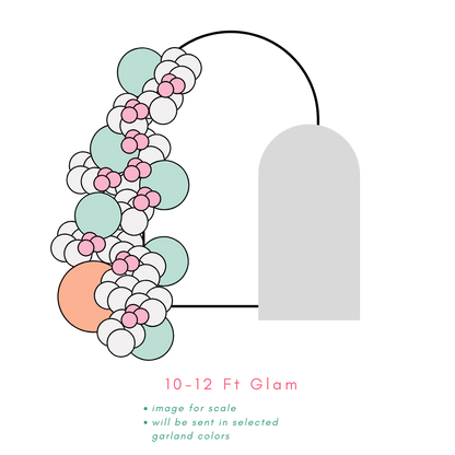 Let it Go Garland  • 10-12 Foot • Glam Kit