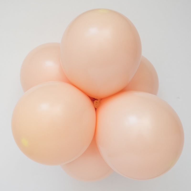 24" Oval Chalk Peach