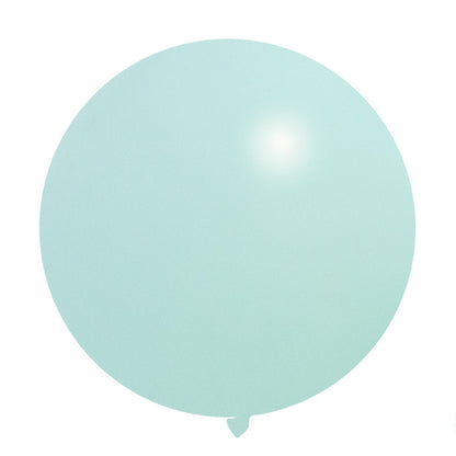 24" Round Chalk Aqua