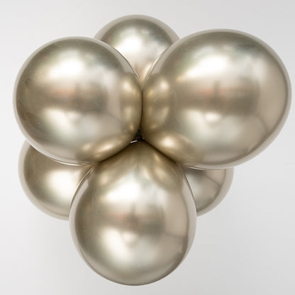 5" Mirror White Gold Kalisan