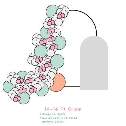 Let it Go Garland  • 14-16 Foot • Glam Kit