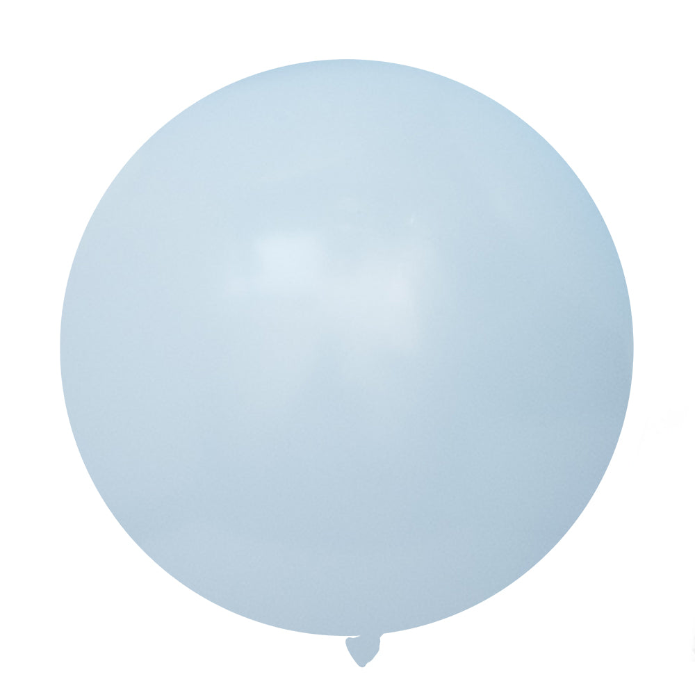 24" Round Chalk Powder Blue