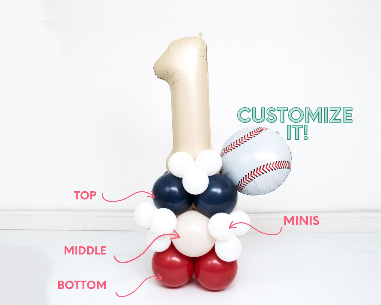 Play Ball CUSTOM  Balloon Tower Kit