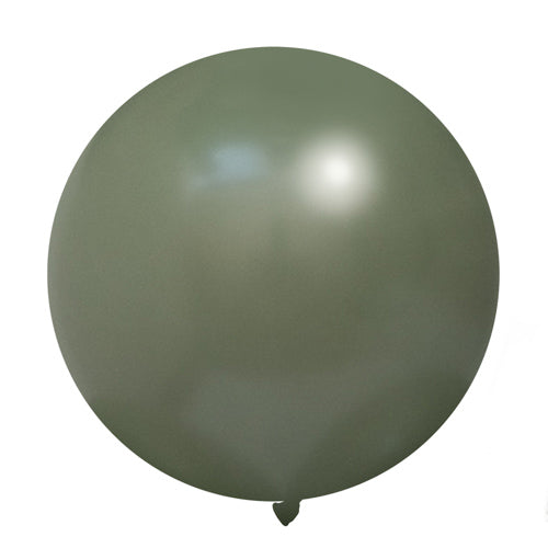 24" Round Chalk Olive