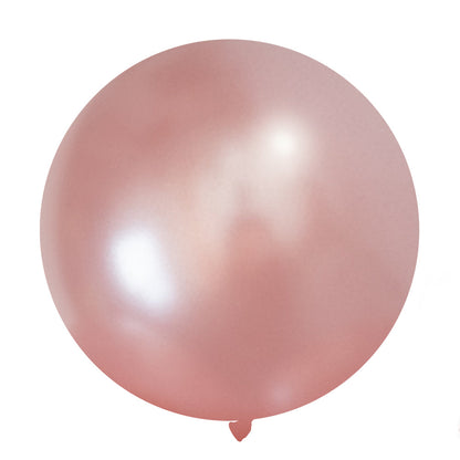 24" Round Diamond Blush • 1 Balloon