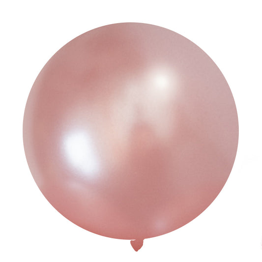 24" Round Diamond Blush • 1 Balloon