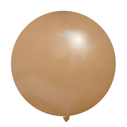 24" Round Chalk Caramel