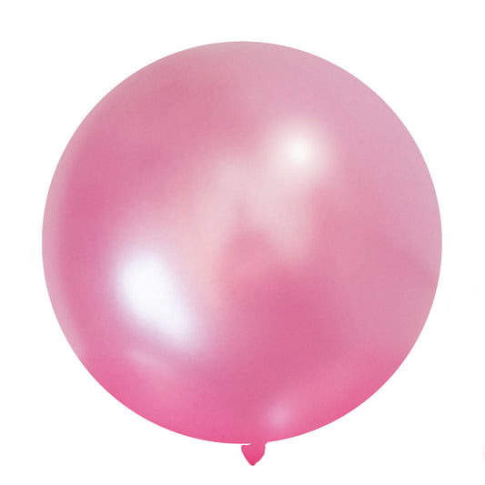 24" Round Diamond Petunia • 1 Balloon