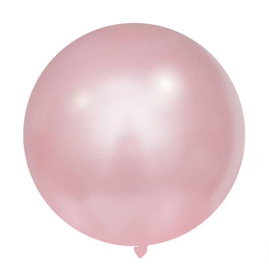 24" Round Diamond Pink • 1 Balloon