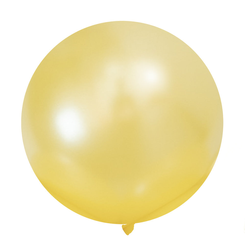 24" Round Diamond Canary • 1 Balloon