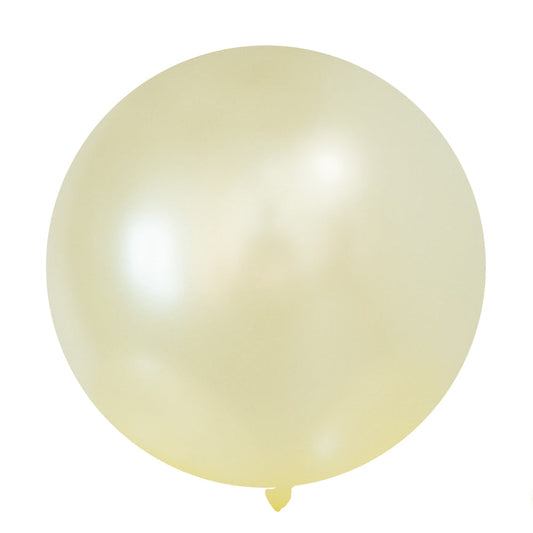 24" Round Diamond Buttercup • 1 Balloon