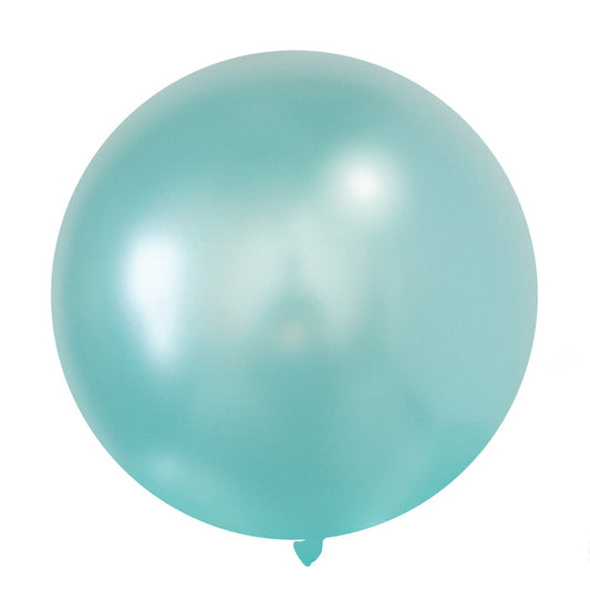 24" Round Diamond Ocean • 1 Balloon
