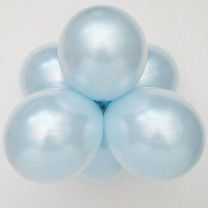 24" Round Diamond Sky Blue • 1 Balloon