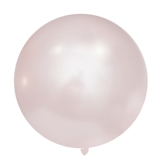24" Round Diamond Chiffon Pink • 1 Balloon