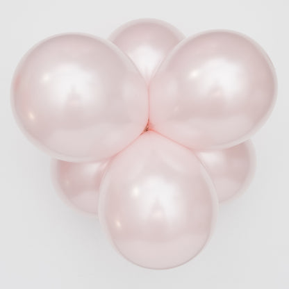 24" Round Diamond Chiffon Pink • 1 Balloon