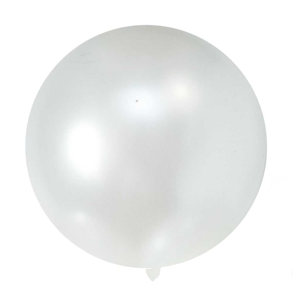 24" Round Diamond Snow • 1 Balloon