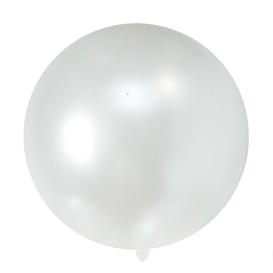 24" Round Diamond Snow • 1 Balloon
