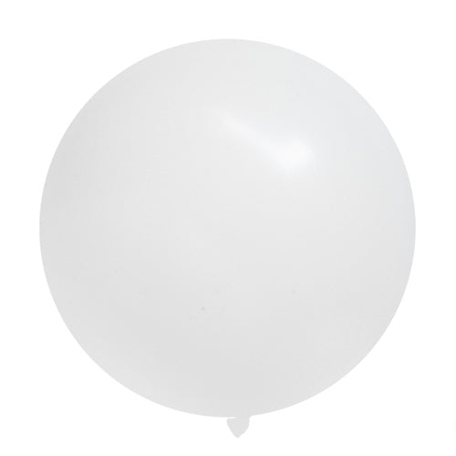 24" Round Chalk White