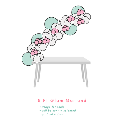 Summer Circus Garland  • 8 Foot • Glam Kit