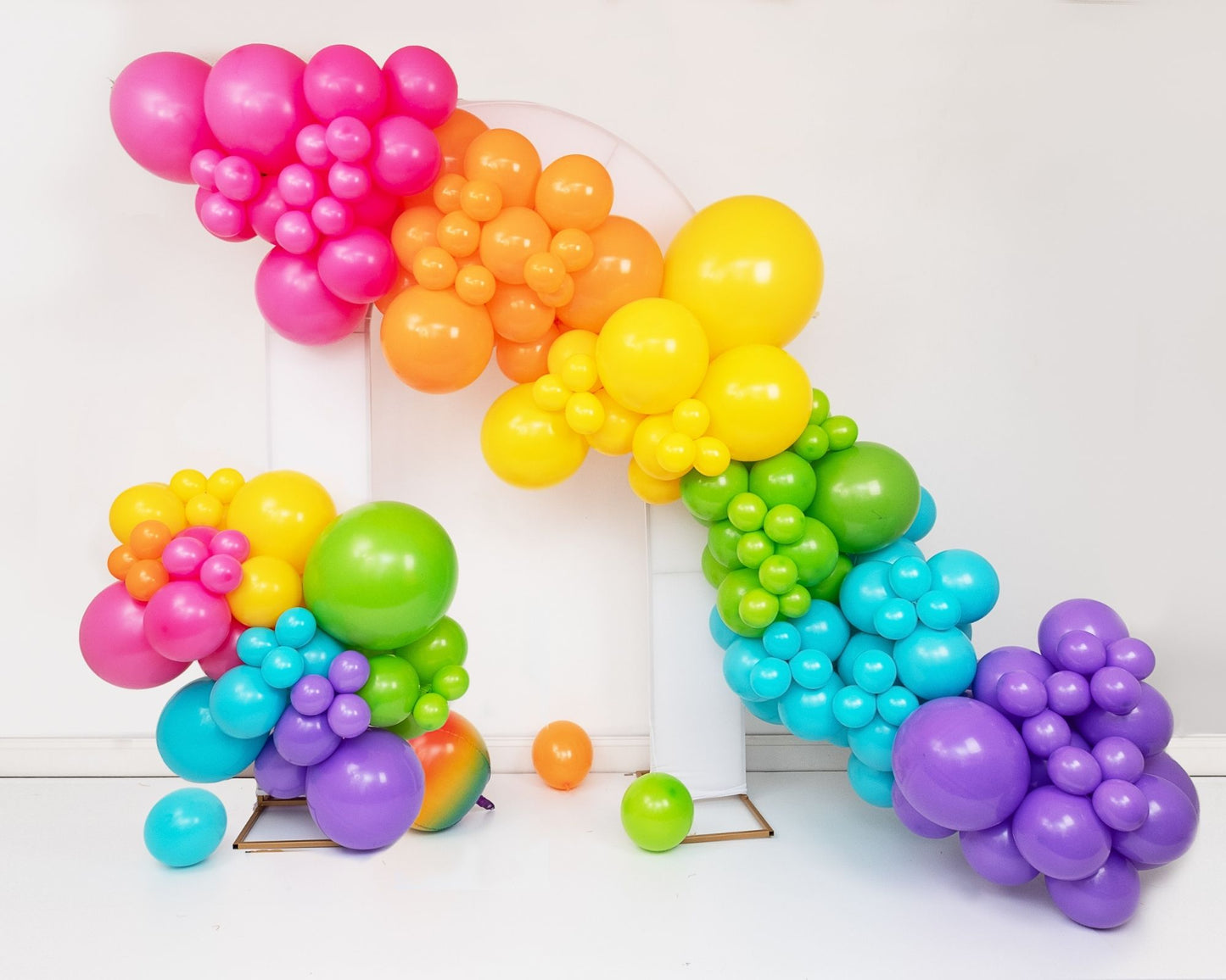 Rainbow Blast Garland  • 10-12 Foot • Deluxe Kit