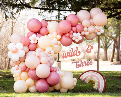 Custom Wild & Three Garland  • 10-12 Foot • Deluxe Boujee Box