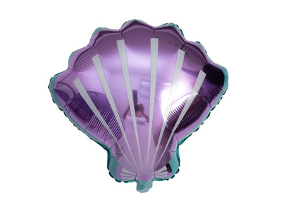 17" Seashell - LAVENDER  • Mylar Balloon