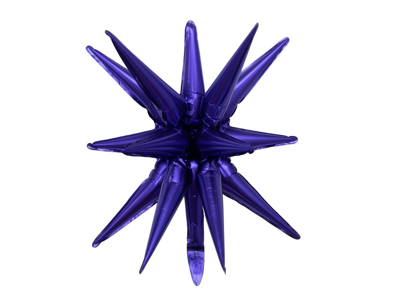 22" Starburst Purple  •  Mylar Balloons