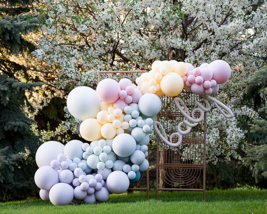 Matte Rainbow Garland  • 14-16 Foot • Glam Kit